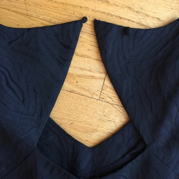 Macy's little black dress envelope back textured zebra fabric pockets - Picture 7 of 8